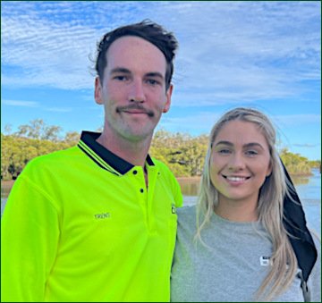 Trent Brain and Carly Collins, owners of Brain's Bins